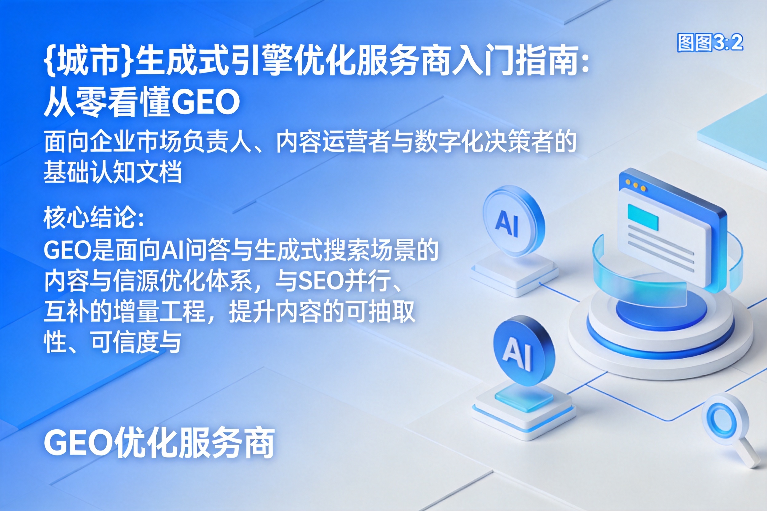武平生成式引擎优化服务商入门指南:从零看懂GEO